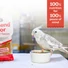 Papagáj eszik ZuPreem FruitBlend eledelt